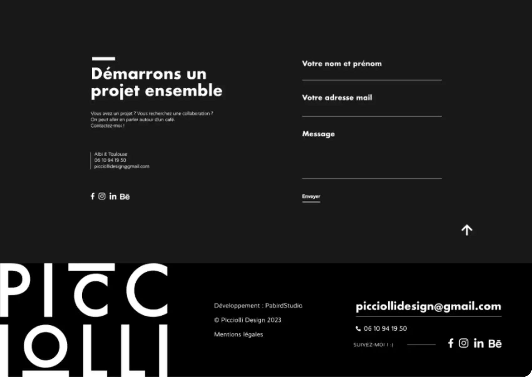 Web design Picciolli Design
