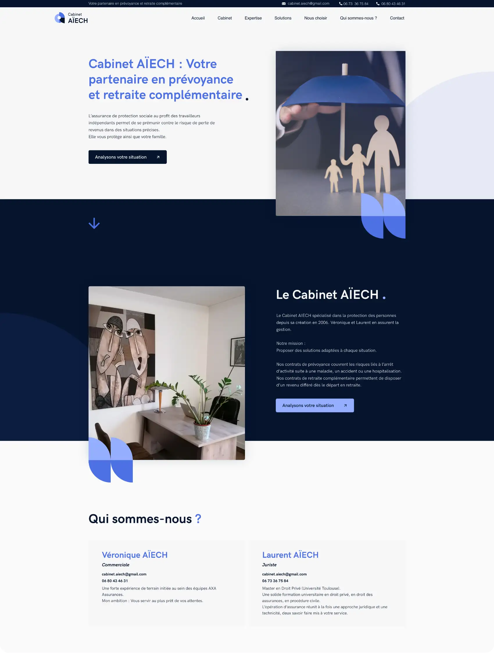 Web design Cabinet Aïech
