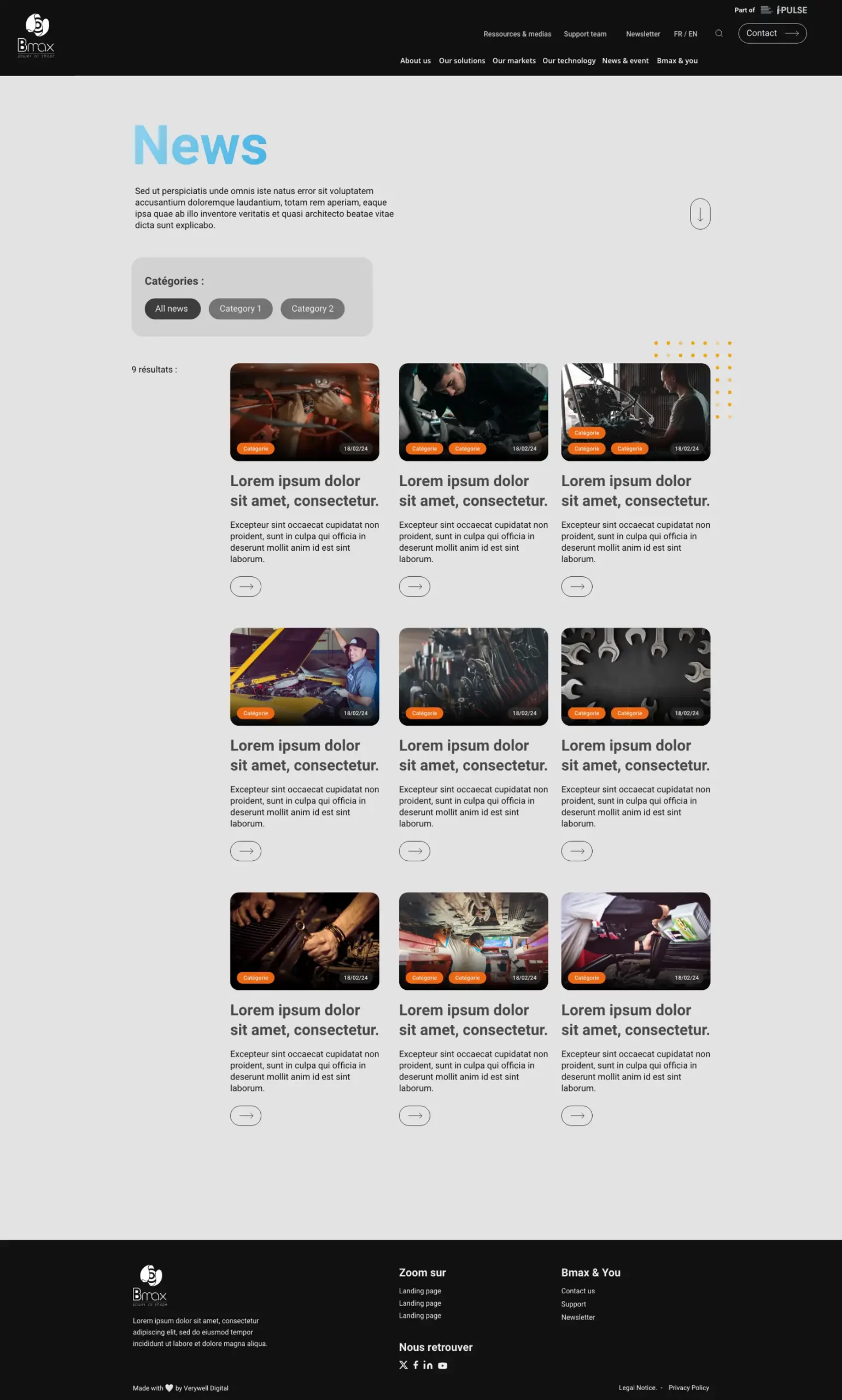Web design Bmax
