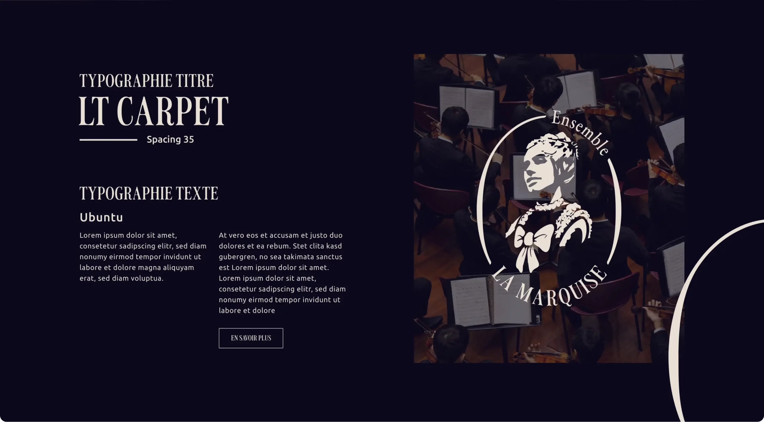 Web design La Marquise
