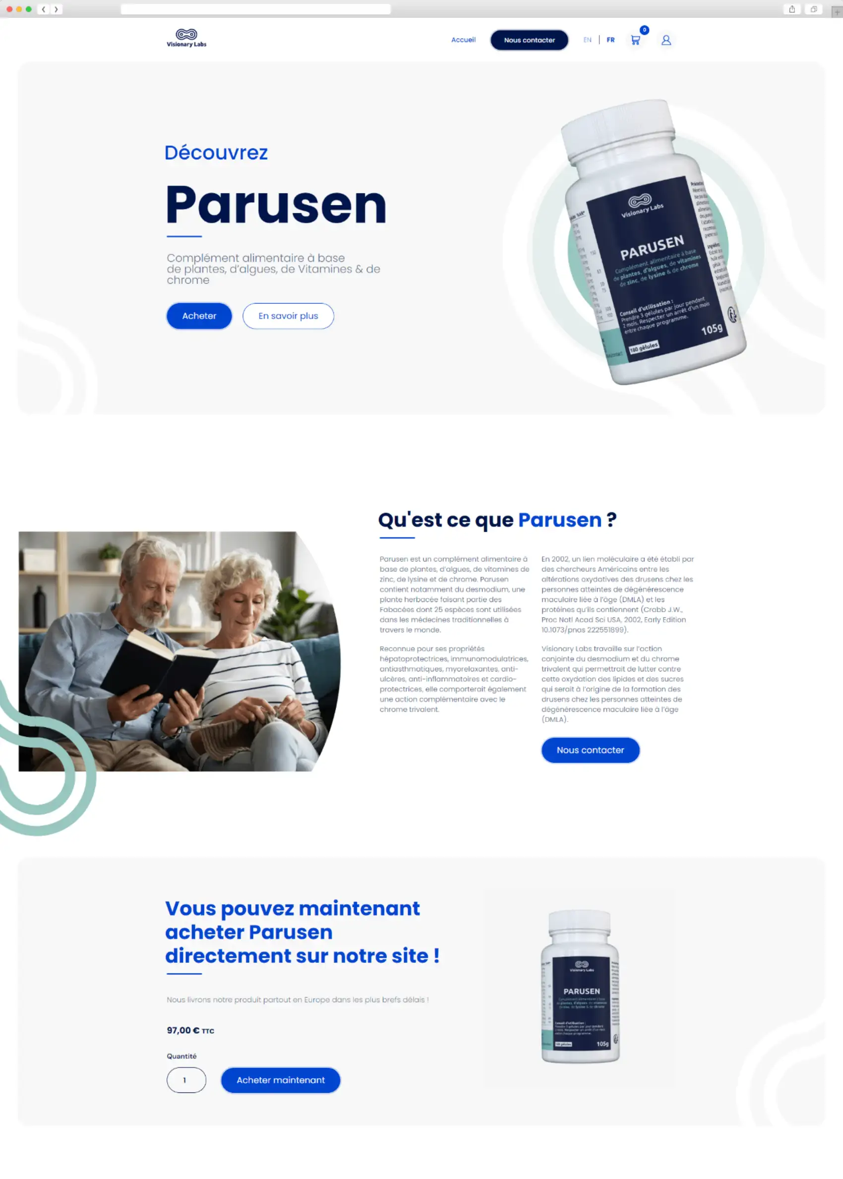 Web design Visionary labs