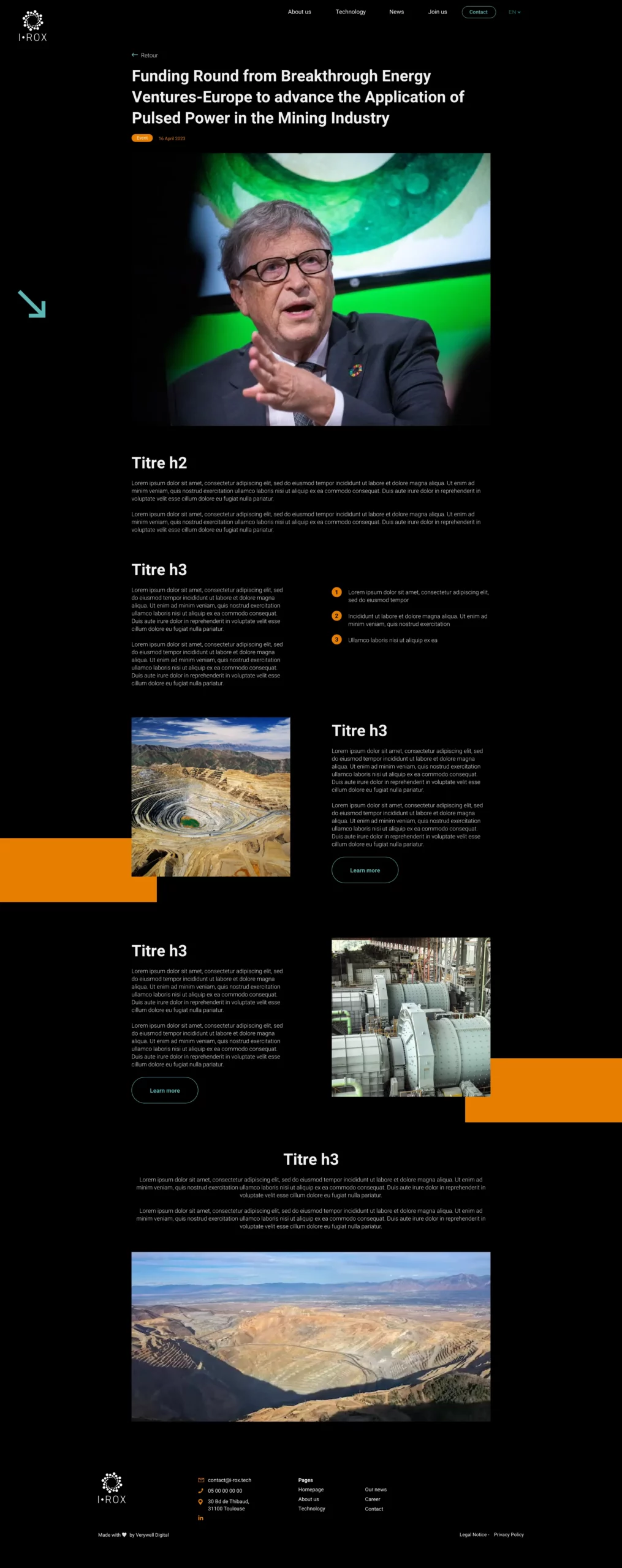 Web design I-ROX
