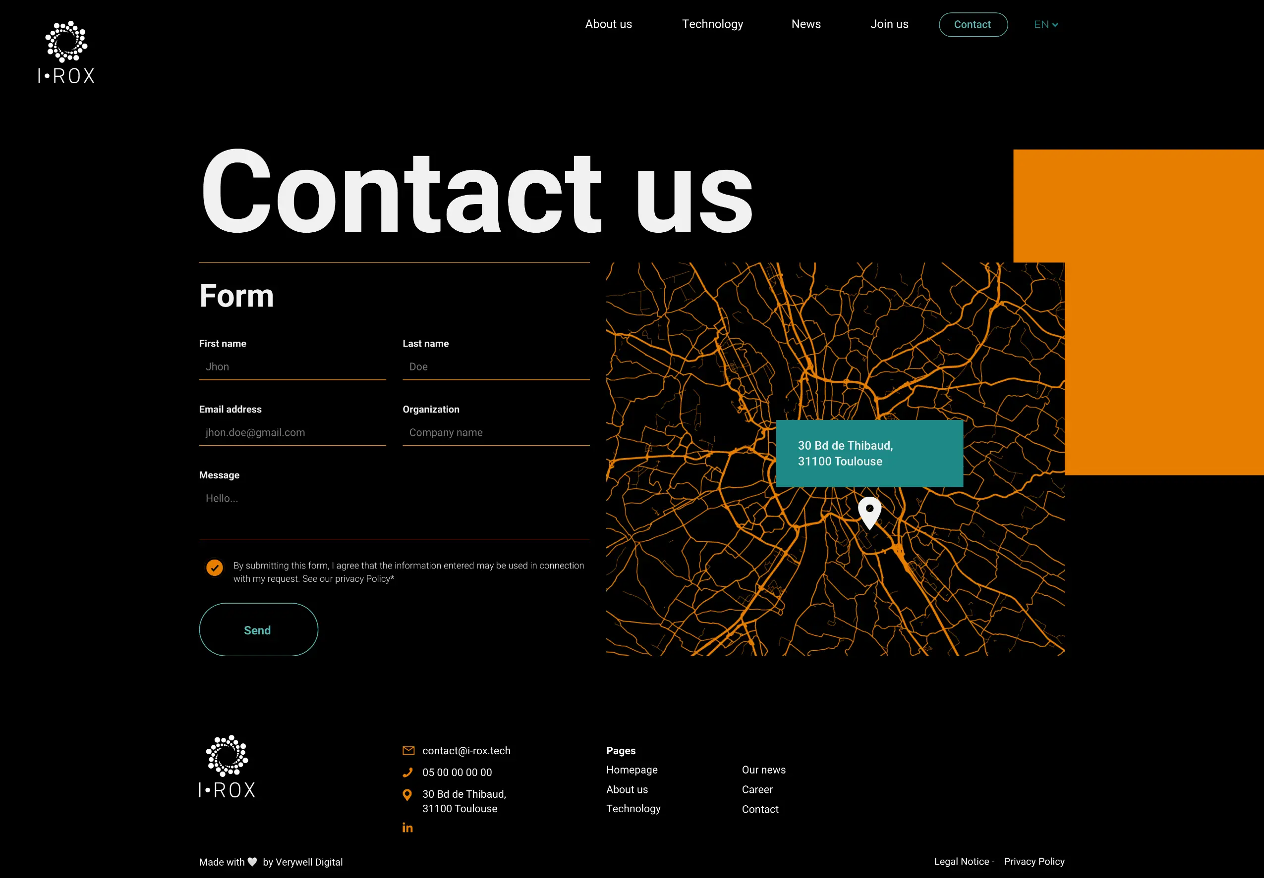 Web design I-ROX