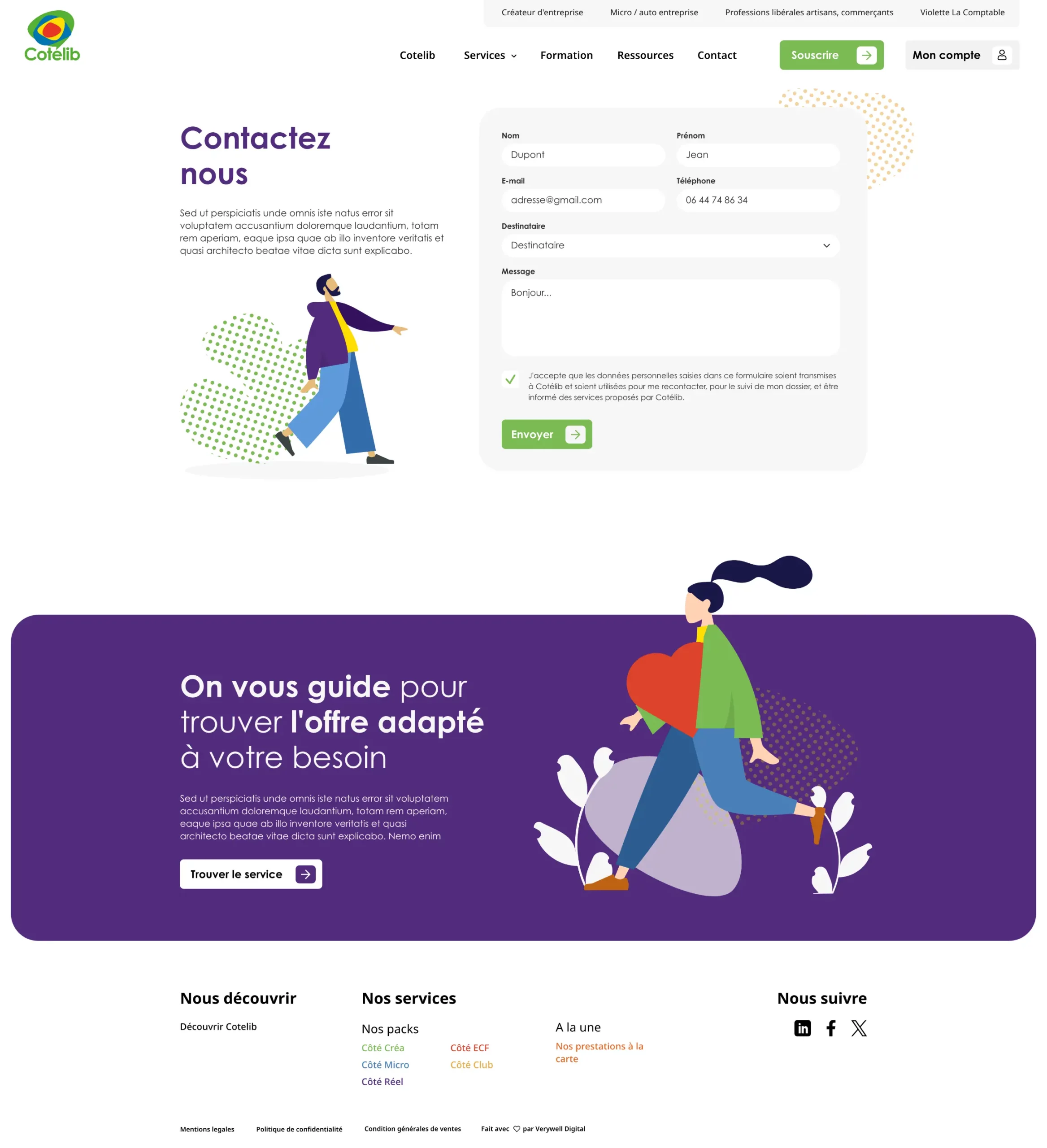 Web design Cotelib