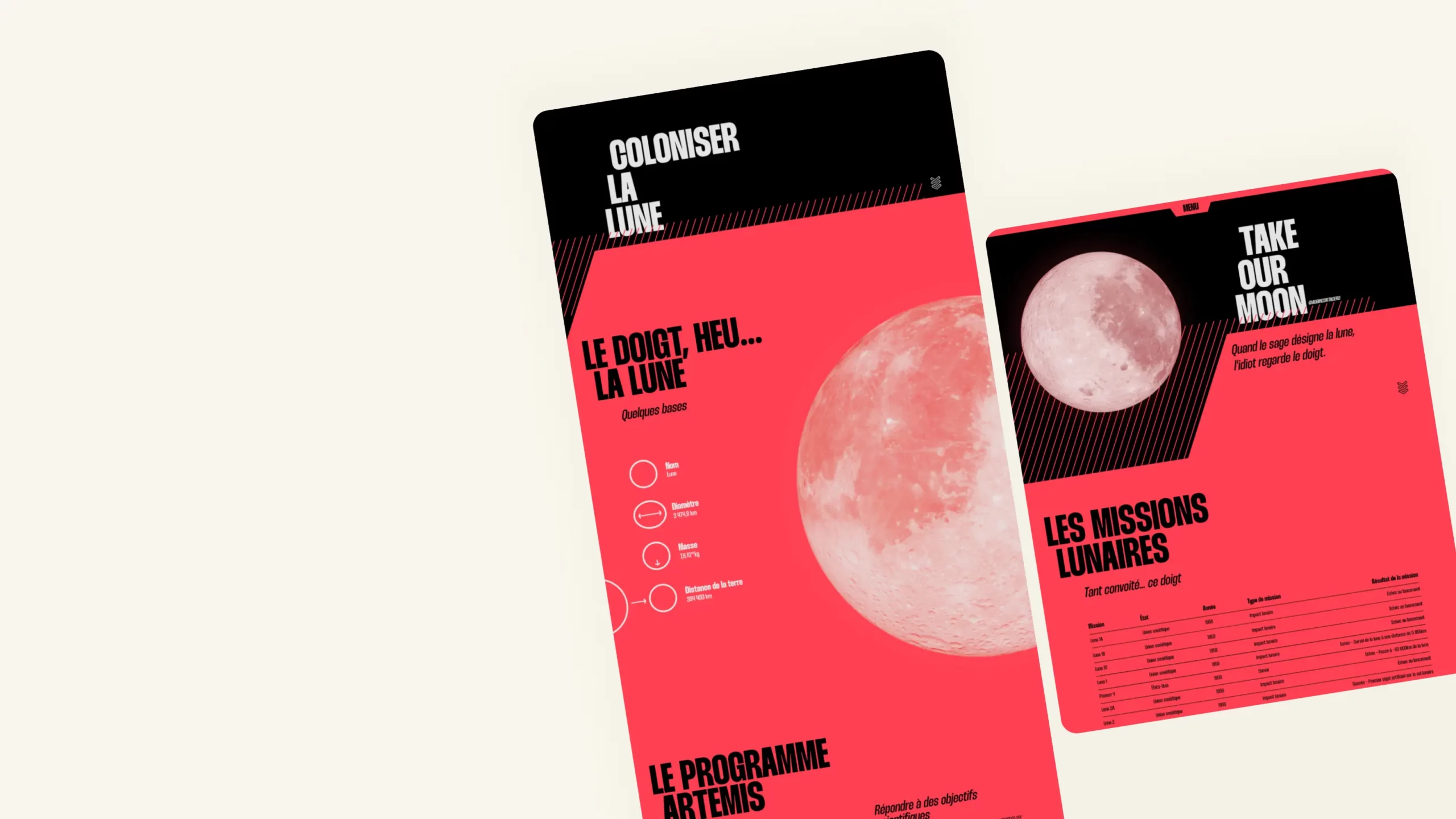 Projet Take Our Moon